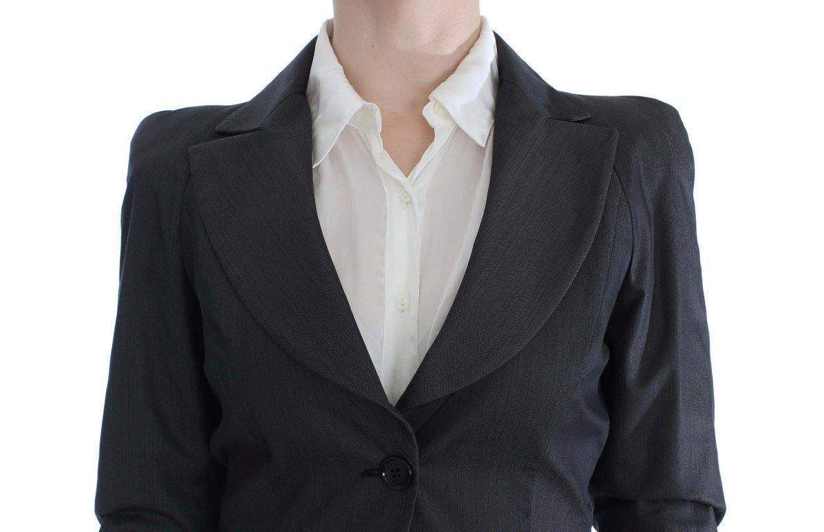Exte  One Button Two Piece Suit #women, Catch, Exte, feed-agegroup-adult, feed-color-gray, feed-gender-female, feed-size-IT42|M, Gender_Women, Gray, IT42|M, Kogan, Suits & Blazers - Women - Clothing at SEYMAYKA