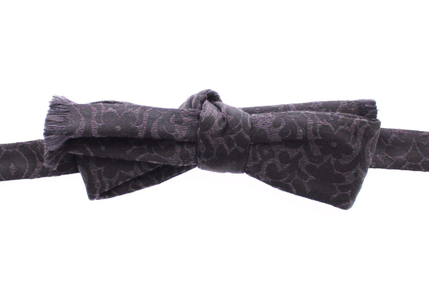 Dolce & Gabbana  Gray Black Wool Bow Tie #men, Brand_Dolce & Gabbana, Catch, Dolce & Gabbana, feed-agegroup-adult, feed-color-gray, feed-gender-male, feed-size-OS, Gender_Men, Gray, Kogan, Ties & Bowties - Men - Accessories at SEYMAYKA