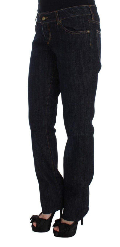 Cavalli Women Dark  Cotton Straight Fit Stretch Jeans #women, Blue, Catch, Cavalli, feed-agegroup-adult, feed-color-blue, feed-gender-female, feed-size-W26, feed-size-W34, Gender_Women, Jeans & Pants - Women - Clothing, Kogan, W26, W34 at SEYMAYKA