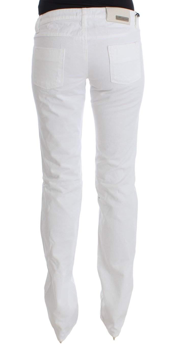 COSTUME NATIONAL C’N’C   Cotton Slim Fit  Bootcut Jeans #women, Catch, Costume National, feed-agegroup-adult, feed-color-white, feed-gender-female, feed-size-W26, feed-size-W27, feed-size-W28, feed-size-W29, Gender_Women, Jeans & Pants - Women - Clothing, Kogan, W26, W27, W28, W29, White at SEYMAYKA