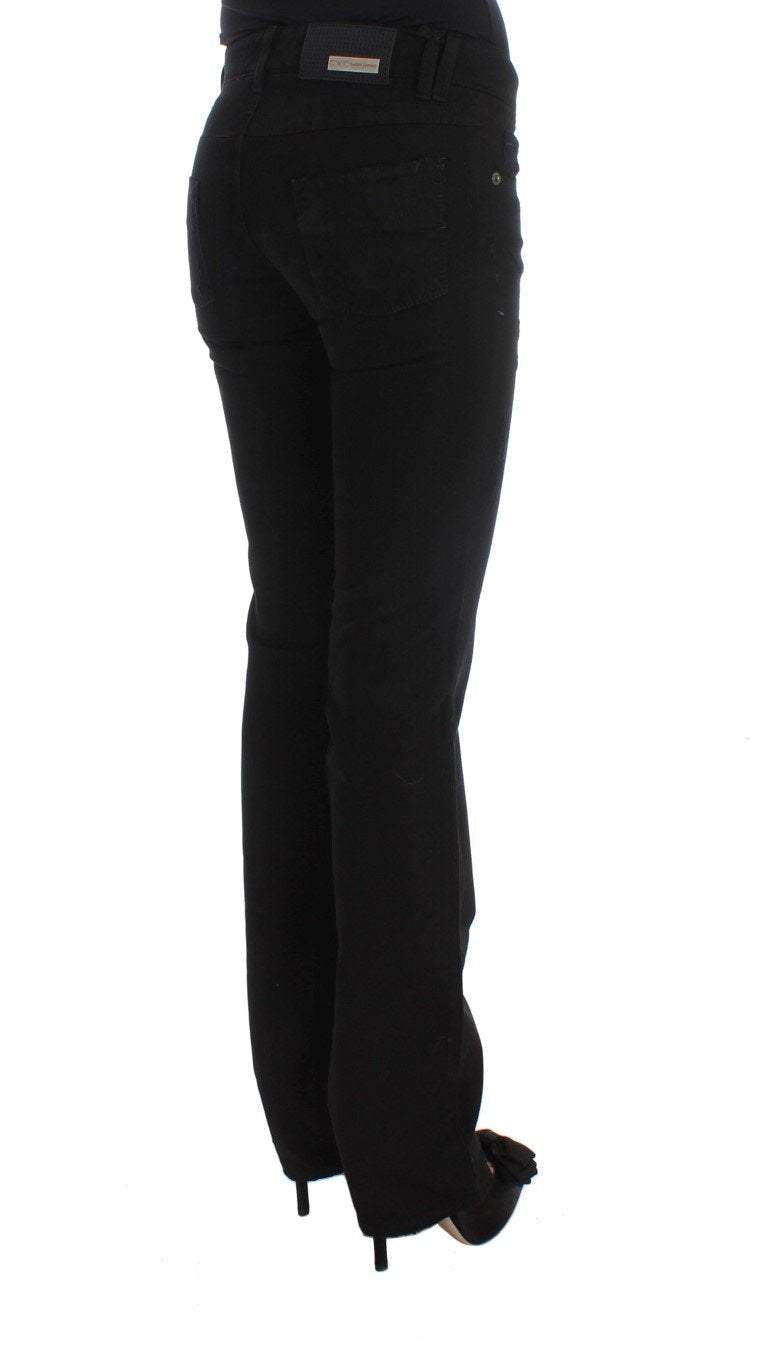 COSTUME NATIONAL C’N’C  Cotton Slim Fit Bootcut Jeans #women, Black, Catch, Costume National, feed-agegroup-adult, feed-color-black, feed-gender-female, feed-size-W24, feed-size-W25, feed-size-W26, feed-size-W29, Gender_Women, Jeans & Pants - Women - Clothing, Kogan, W24, W25, W26, W29 at SEYMAYKA