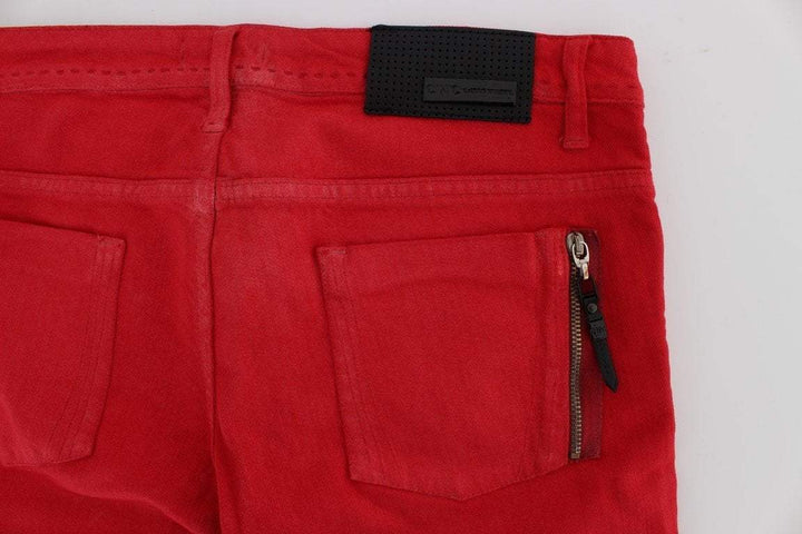 COSTUME NATIONAL C’N’C   Cotton Blend Super Slim Fit Jeans #women, Catch, Costume National, feed-agegroup-adult, feed-color-red, feed-gender-female, feed-size-W24, feed-size-W27, feed-size-W28, feed-size-W29, Gender_Women, Jeans & Pants - Women - Clothing, Kogan, Red, W24, W27, W28, W29, W31 at SEYMAYKA