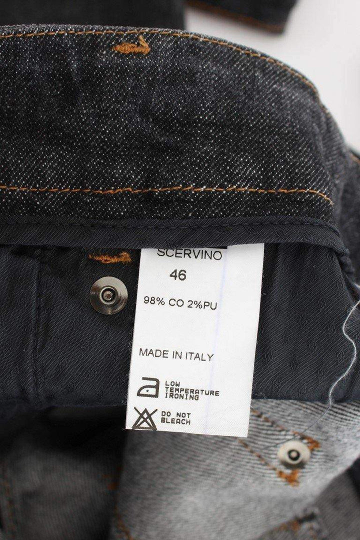 ERMANNO SCERVINO Women   Cotton Slim Fit Denim Jeans #women, Catch, Ermanno Scervino, feed-agegroup-adult, feed-color-gray, feed-gender-female, feed-size-IT46|XL, Gender_Women, Gray, IT46|XL, Jeans & Pants - Women - Clothing, Kogan at SEYMAYKA