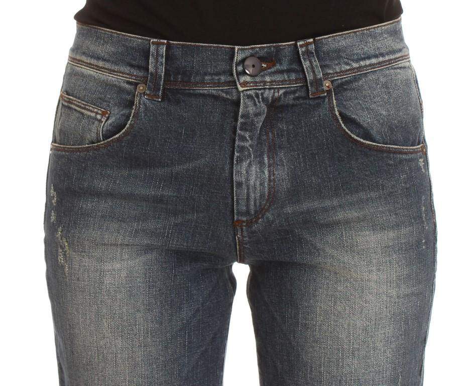 ERMANNO SCERVINO Women   Wash Cotton Blend Slim Fit Jeans #women, Blue, Catch, Ermanno Scervino, feed-agegroup-adult, feed-color-blue, feed-gender-female, feed-size-W26, feed-size-W28, Gender_Women, Jeans & Pants - Women - Clothing, Kogan, W26, W28 at SEYMAYKA