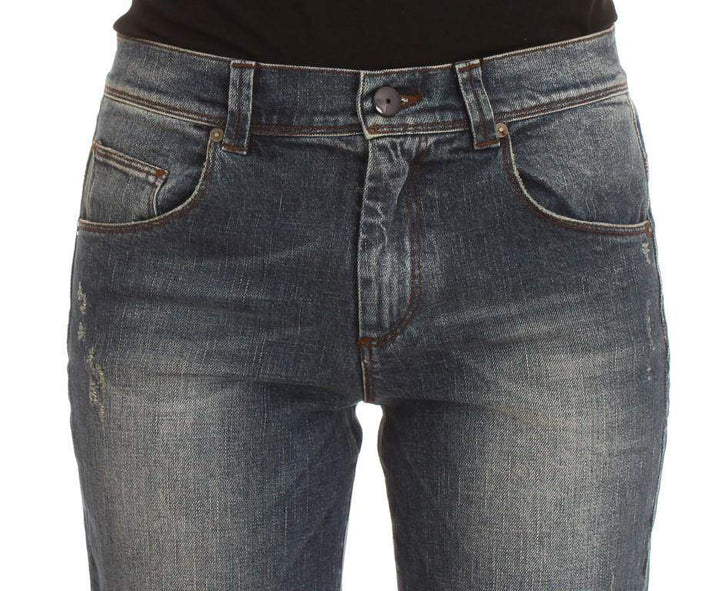 ERMANNO SCERVINO Women   Wash Cotton Blend Slim Fit Jeans #women, Blue, Catch, Ermanno Scervino, feed-agegroup-adult, feed-color-blue, feed-gender-female, feed-size-W26, feed-size-W28, Gender_Women, Jeans & Pants - Women - Clothing, Kogan, W26, W28 at SEYMAYKA