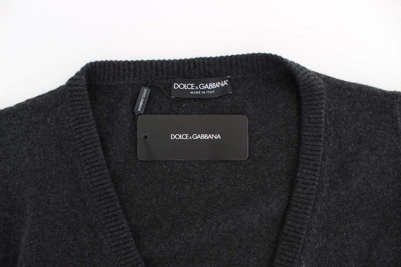Dolce & Gabbana  Gray Cashmere Sweater Pullover Wrap #women, Brand_Dolce & Gabbana, Catch, Dolce & Gabbana, feed-agegroup-adult, feed-color-gray, feed-gender-female, feed-size-IT40|S, Gender_Women, Gray, IT40|S, Kogan, Sweaters - Women - Clothing at SEYMAYKA
