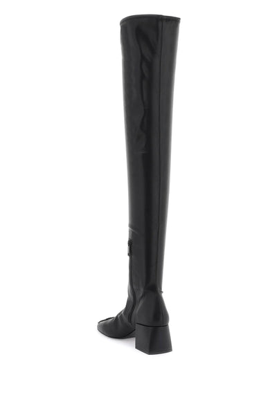 Courreges faux leather high boots-2