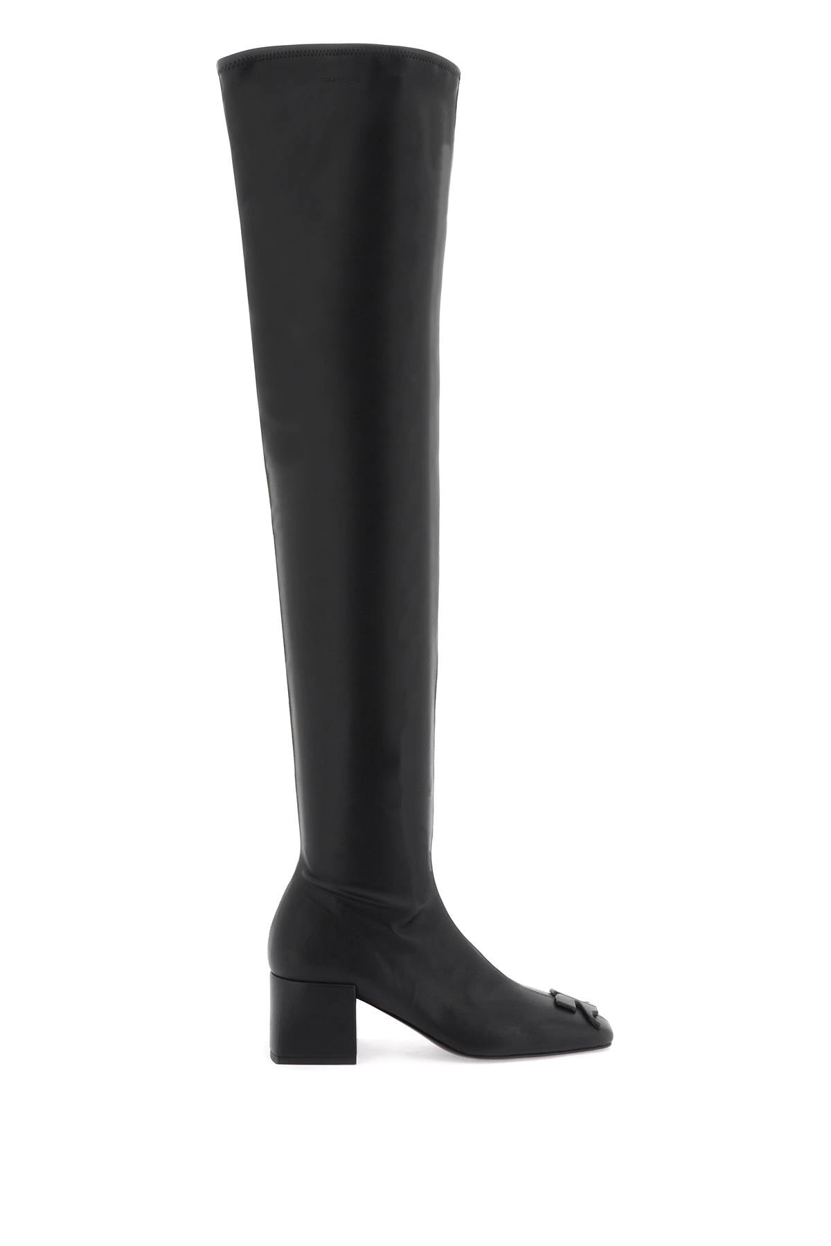 Courreges faux leather high boots-0
