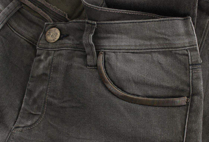 ERMANNO SCERVINO Women   Wash Cotton Blend Slim Fit Jeans #women, Catch, Ermanno Scervino, feed-agegroup-adult, feed-color-gray, feed-gender-female, feed-size-W26, feed-size-W29, Gender_Women, Gray, Jeans & Pants - Women - Clothing, Kogan, W26, W29, Women - New Arrivals at SEYMAYKA