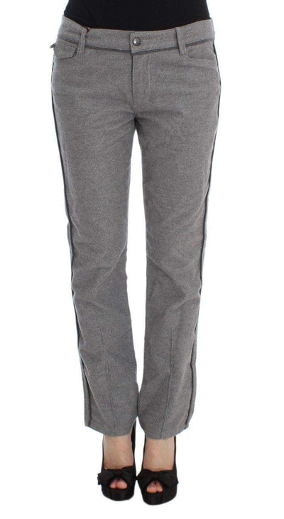 ERMANNO SCERVINO Women   Cotton Straight Fit Casual Pants #women, Catch, Ermanno Scervino, feed-agegroup-adult, feed-color-gray, feed-gender-female, feed-size-IT38|XS, feed-size-IT42|M, feed-size-IT44|L, feed-size-IT46|XL, Gender_Women, Gray, IT38|XS, IT42|M, IT44|L, IT46|XL, Jeans & Pants - Women - Clothing, Kogan, Women - New Arrivals at SEYMAYKA