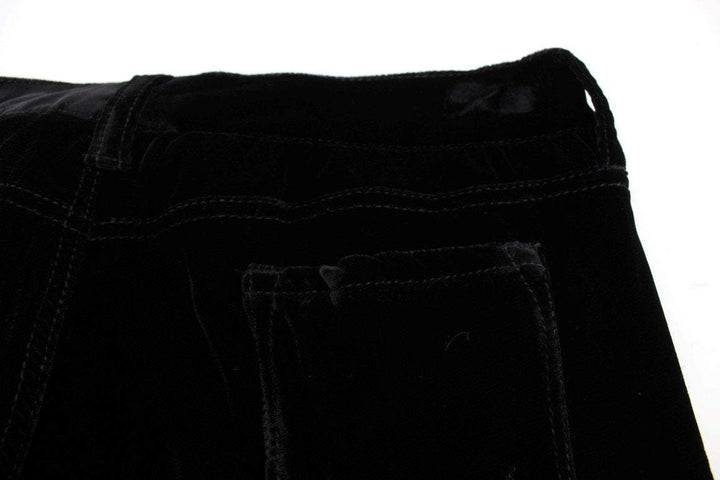 ERMANNO SCERVINO Women  Viscose Blend Velvet Slim Fit Pants #women, Black, Catch, Ermanno Scervino, feed-agegroup-adult, feed-color-black, feed-gender-female, feed-size-IT46|XL, feed-size-IT48|XXL, Gender_Women, IT46|XL, IT48|XXL, Jeans & Pants - Women - Clothing, Kogan, Women - New Arrivals at SEYMAYKA