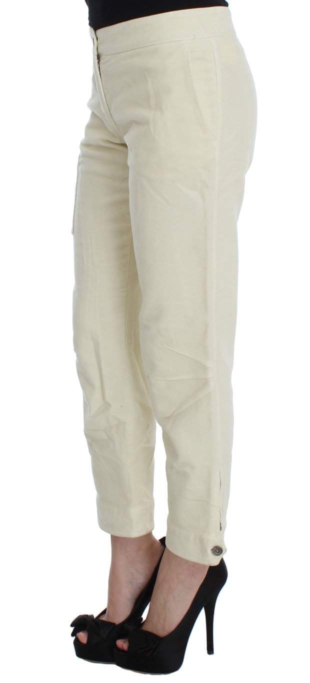ERMANNO SCERVINO Women   Cotton Capri Cropped Cargo Pants #women, Beige, Catch, Ermanno Scervino, feed-agegroup-adult, feed-color-beige, feed-gender-female, feed-size-IT38|XS, feed-size-IT40|S, Gender_Women, IT38|XS, IT40|S, Jeans & Pants - Women - Clothing, Kogan, Women - New Arrivals at SEYMAYKA