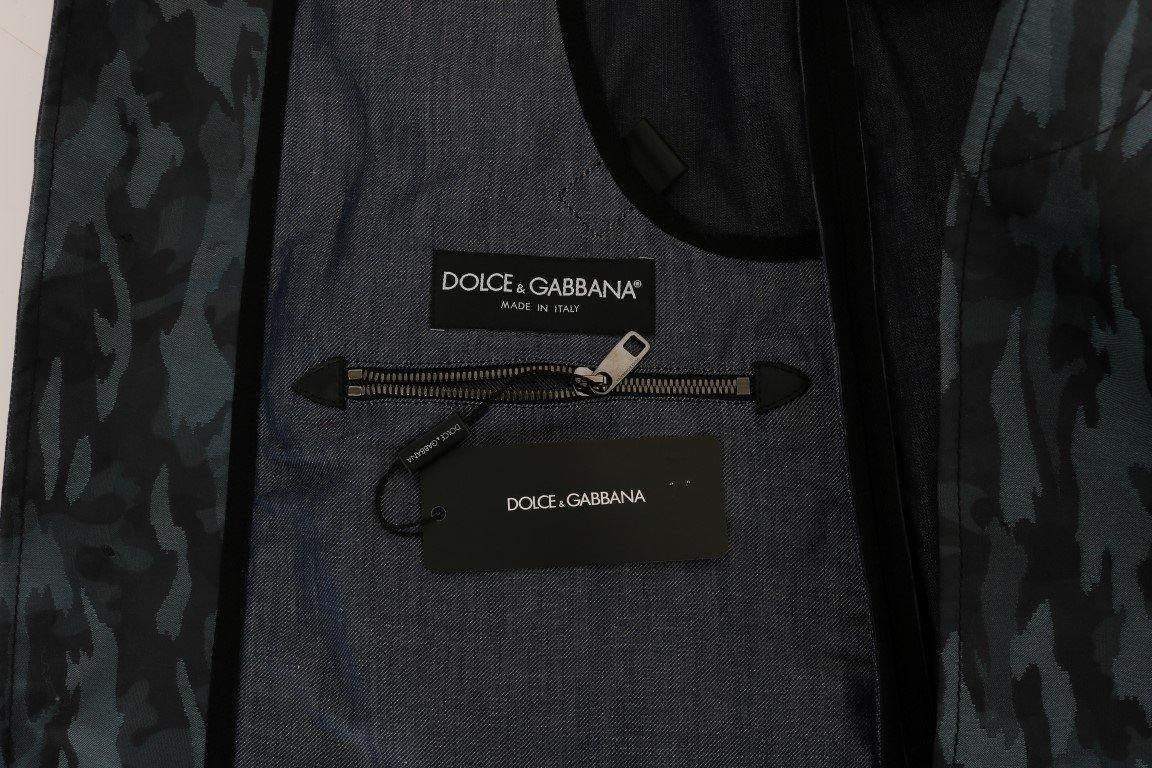 Dolce & Gabbana  Blue Camouflage Trench Trench #men, Blue, Brand_Dolce & Gabbana, Catch, Dolce & Gabbana, feed-agegroup-adult, feed-color-blue, feed-gender-male, feed-size-IT48 | M, Gender_Men, IT48 | M, Jackets - Men - Clothing, Kogan, Men - New Arrivals at SEYMAYKA