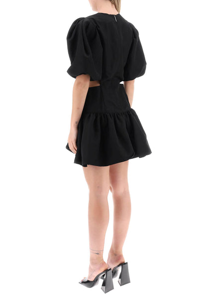 Msgm mini dress with balloon sleeves and cut-outs-2