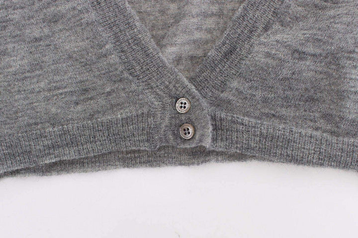 ERMANNO SCERVINO Women   Lingerie Knit Bolero Sweater Cardigan #women, Catch, Ermanno Scervino, feed-agegroup-adult, feed-color-gray, feed-gender-female, feed-size-IT42 | S, Gender_Women, Gray, IT42 | S, Kogan, Tops & T-Shirts - Women - Clothing at SEYMAYKA