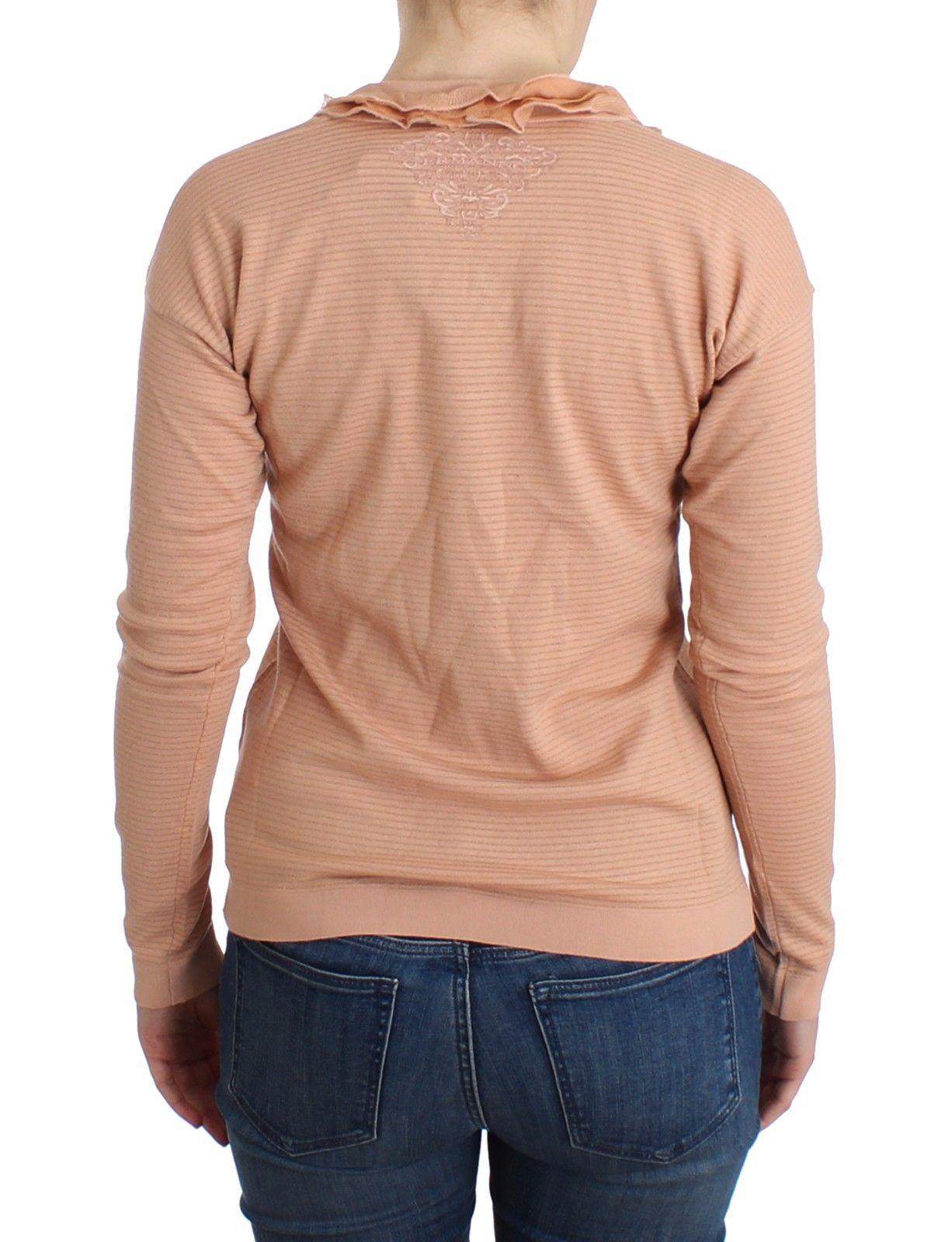 ERMANNO SCERVINO Women   Wool Blend Striped Long Sleeve Top #women, Catch, Ermanno Scervino, feed-agegroup-adult, feed-color-orange, feed-gender-female, feed-size-IT44 | M, Gender_Women, IT44 | M, Kogan, Orange, Sweaters - Women - Clothing at SEYMAYKA