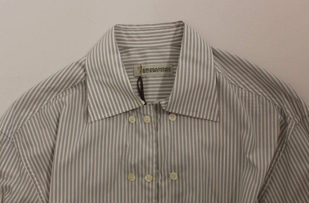 ERMANNO SCERVINO Men   Striped Regular Fit Casual Shirt #men, Catch, Ermanno Scervino, feed-agegroup-adult, feed-color-white, feed-gender-male, feed-size-IT50 | L, Gender_Men, IT50 | L, Kogan, Shirts - Men - Clothing, White at SEYMAYKA