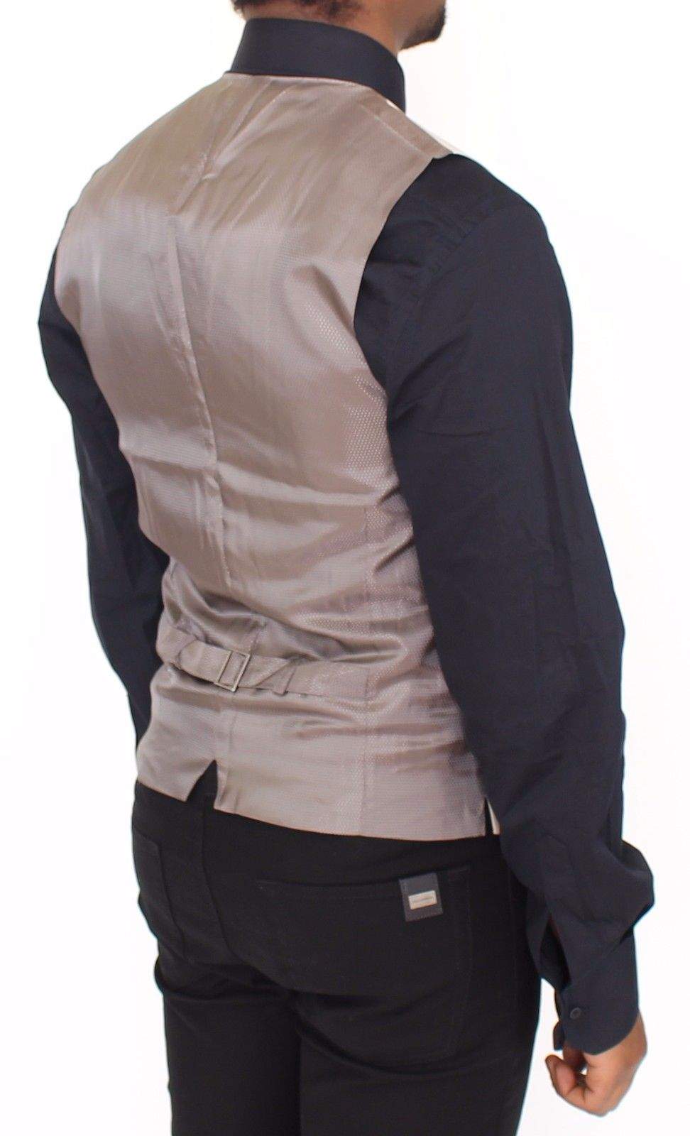 Dolce & Gabbana Beige Cotton Stretch Dress Vest Blazer #men, Beige, Brand_Dolce & Gabbana, Catch, Dolce & Gabbana, feed-agegroup-adult, feed-color-beige, feed-gender-male, feed-size-IT44 | XS, feed-size-IT46 | S, feed-size-IT48 | M, feed-size-IT50 | L, feed-size-IT52 | XL, Gender_Men, IT44 | XS, IT46 | S, IT48 | M, IT50 | L, IT52 | XL, Kogan, Men - New Arrivals, Vests - Men - Clothing at SEYMAYKA