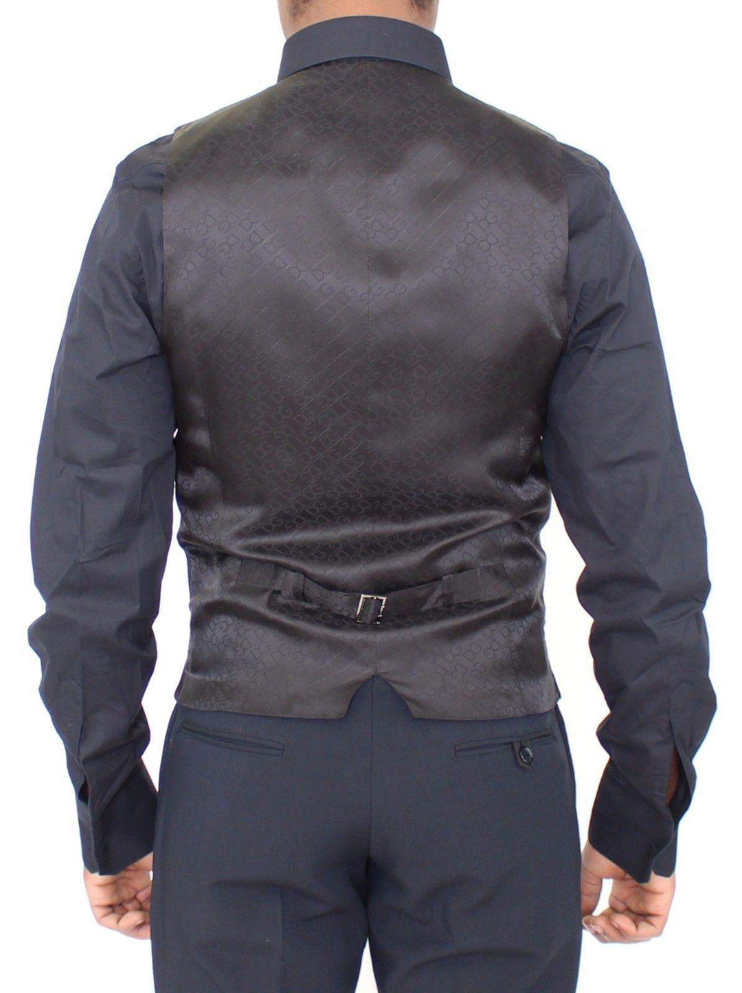 Dolce & Gabbana  Blue Wool Formal Dress Vest Gilet #men, Blue, Brand_Dolce & Gabbana, Catch, Dolce & Gabbana, feed-agegroup-adult, feed-color-blue, feed-gender-male, feed-size-IT44 | XS, Gender_Men, IT44 | XS, Kogan, Men - New Arrivals, Vests - Men - Clothing at SEYMAYKA