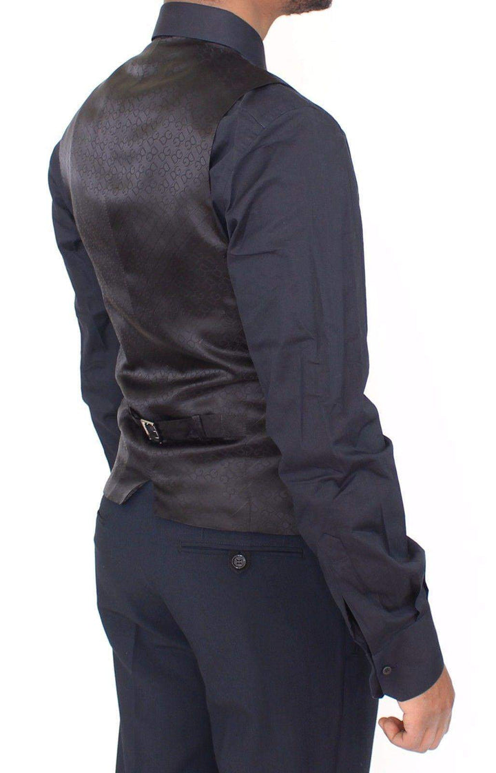 Dolce & Gabbana  Blue Wool Formal Dress Vest Gilet #men, Blue, Brand_Dolce & Gabbana, Catch, Dolce & Gabbana, feed-agegroup-adult, feed-color-blue, feed-gender-male, feed-size-IT44 | XS, Gender_Men, IT44 | XS, Kogan, Men - New Arrivals, Vests - Men - Clothing at SEYMAYKA