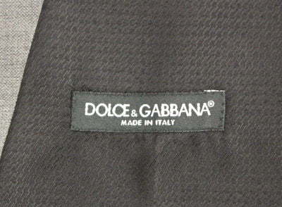 Dolce & Gabbana Gray Wool Formal Dress Vest Gilet Weste #men, Dolce & Gabbana, feed-agegroup-adult, feed-color-gray, feed-gender-male, feed-size-IT48 | M, Gray, IT48 | M, Men - New Arrivals, Vests - Men - Clothing at SEYMAYKA
