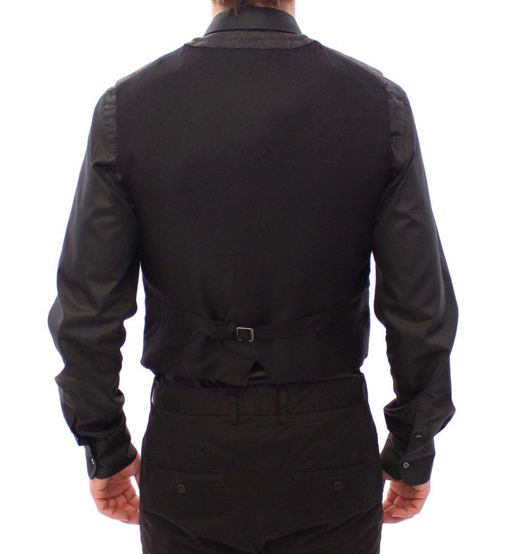 Dolce & Gabbana  Gray Wool Blend Logo Vest Gilet Weste #men, Brand_Dolce & Gabbana, Catch, Dolce & Gabbana, feed-agegroup-adult, feed-color-gray, feed-gender-male, feed-size-IT48 | M, Gender_Men, Gray, IT48 | M, Kogan, Men - New Arrivals, Vests - Men - Clothing at SEYMAYKA