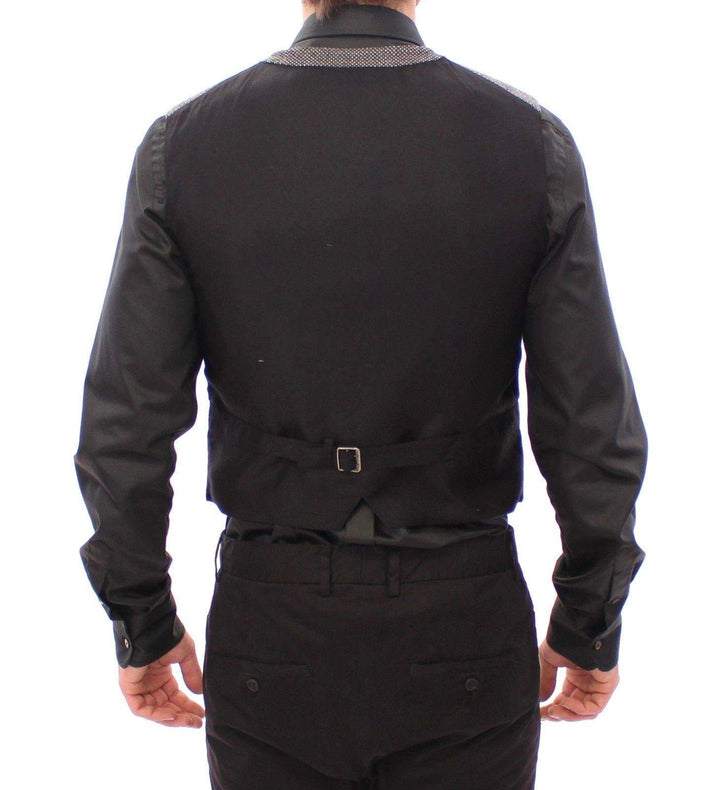 Dolce & Gabbana  Gray Cotton Blend Logo Vest Gilet Weste #men, Brand_Dolce & Gabbana, Catch, Dolce & Gabbana, feed-agegroup-adult, feed-color-gray, feed-gender-male, feed-size-IT48 | M, Gender_Men, Gray, IT48 | M, Kogan, Men - New Arrivals, Vests - Men - Clothing at SEYMAYKA