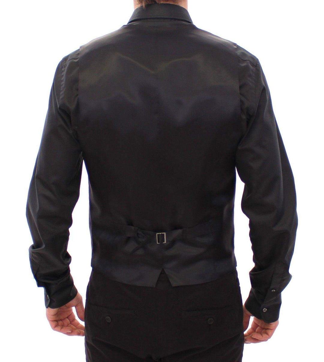 Dolce & Gabbana  Gray Striped Wool Logo Vest Gilet Weste #men, Brand_Dolce & Gabbana, Catch, Dolce & Gabbana, feed-agegroup-adult, feed-color-gray, feed-gender-male, feed-size-IT48 | M, Gender_Men, Gray, IT48 | M, Kogan, Men - New Arrivals, Vests - Men - Clothing at SEYMAYKA