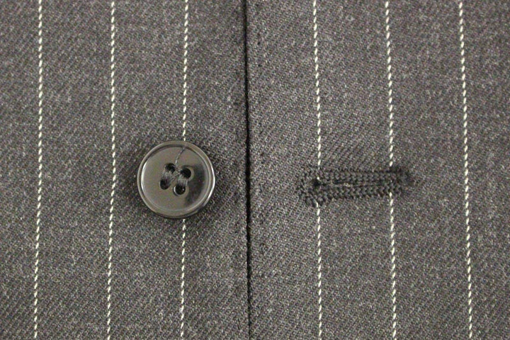 Dolce & Gabbana  Gray Striped Wool Logo Vest Gilet Weste #men, Brand_Dolce & Gabbana, Catch, Dolce & Gabbana, feed-agegroup-adult, feed-color-gray, feed-gender-male, feed-size-IT48 | M, Gender_Men, Gray, IT48 | M, Kogan, Men - New Arrivals, Vests - Men - Clothing at SEYMAYKA