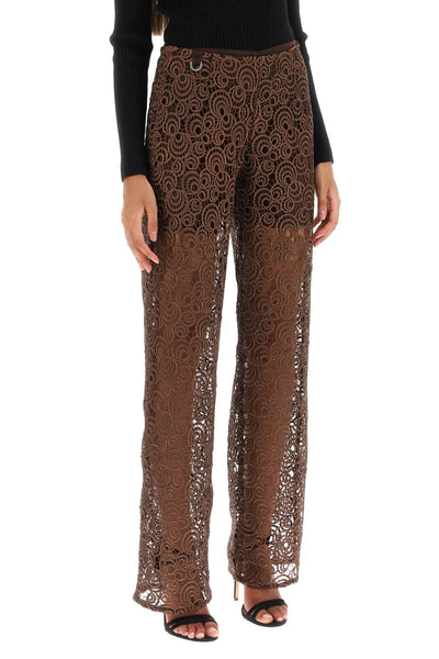 Saks potts 'trinity' pants in guipure lace-1
