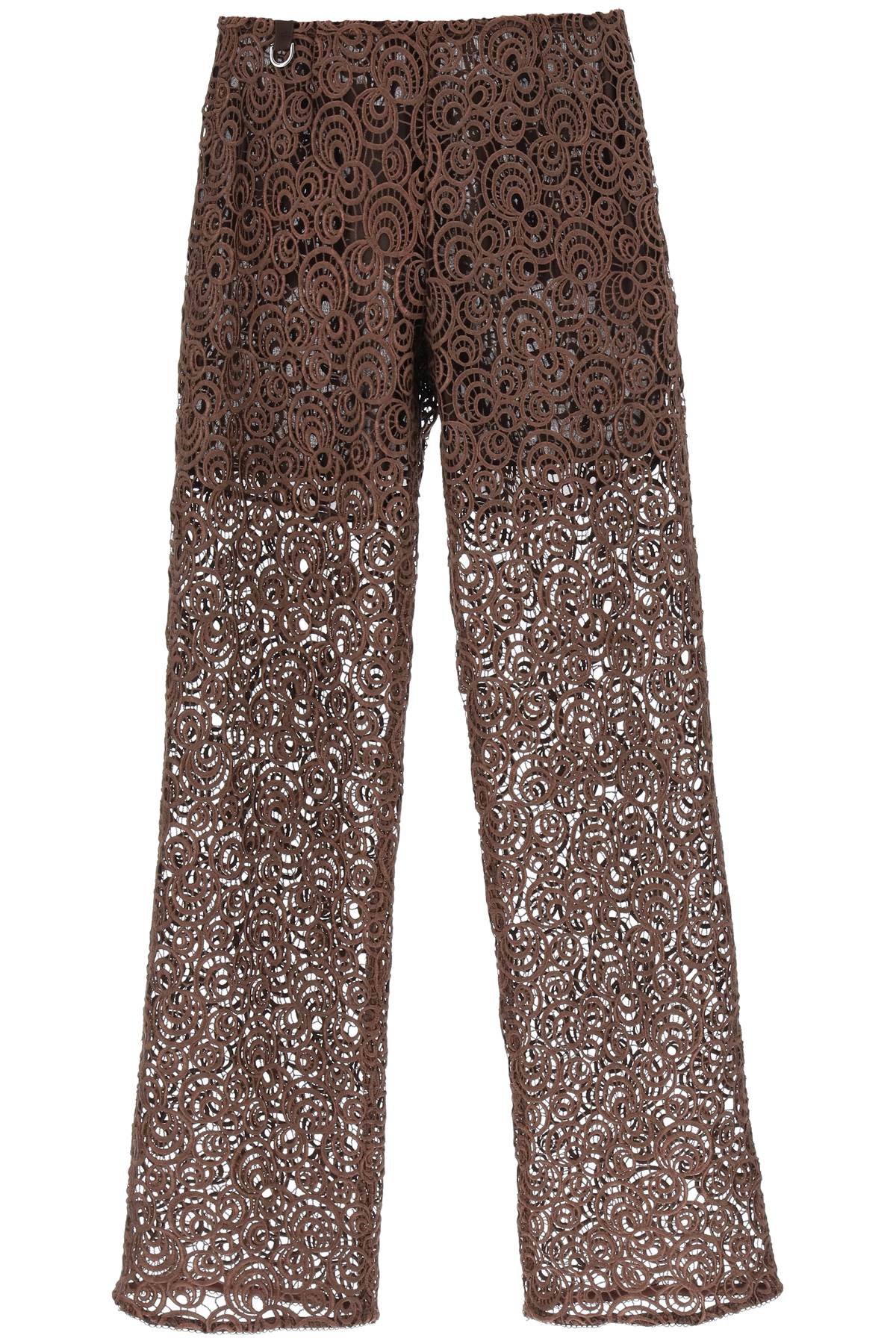 Saks potts 'trinity' pants in guipure lace-0