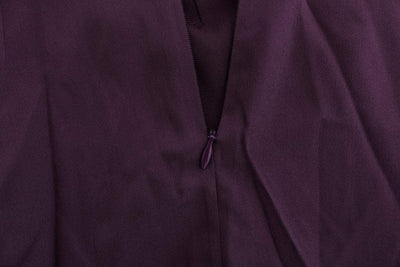 Dolce & Gabbana  Purple Silk Stretch Black Lace Dress #women, Brand_Dolce & Gabbana, Catch, Clothing_Dress, Dolce & Gabbana, Dresses - Women - Clothing, feed-agegroup-adult, feed-color-purple, feed-gender-female, feed-size-IT36 | XS, Gender_Women, IT36 | XS, Kogan, Purple, Women - New Arrivals at SEYMAYKA