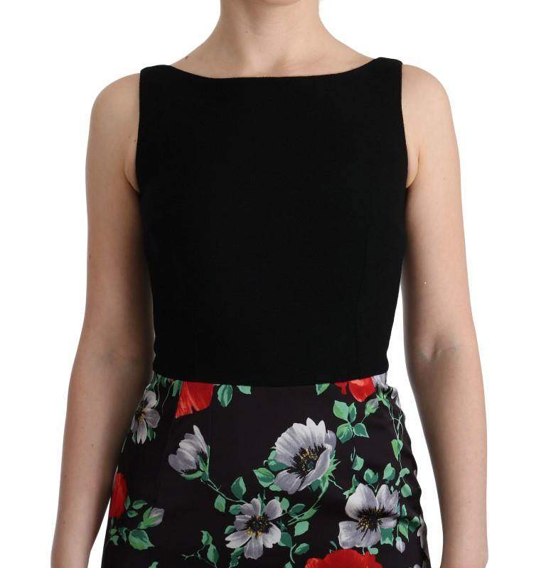 Dolce & Gabbana  Multicolor Floral Print Stretch Sheath Long Dress #women, Brand_Dolce & Gabbana, Catch, Clothing_Dress, Dolce & Gabbana, Dresses - Women - Clothing, feed-agegroup-adult, feed-color-multicolor, feed-gender-female, feed-size-IT40|S, Gender_Women, IT40|S, Kogan, Multicolor, Women - New Arrivals at SEYMAYKA
