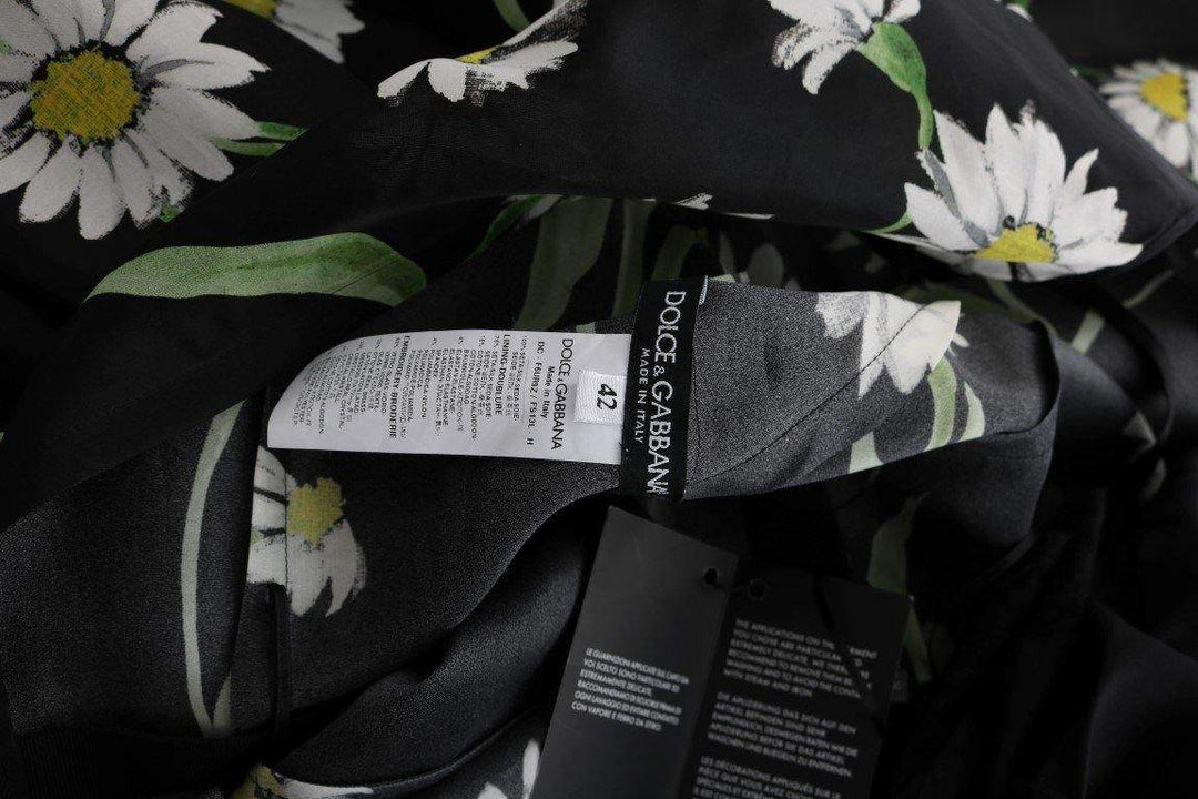 Dolce & Gabbana  Multicolor Silk Sunflower Print Long Maxi Dress #women, Brand_Dolce & Gabbana, Catch, Clothing_Dress, Dolce & Gabbana, Dresses - Women - Clothing, feed-agegroup-adult, feed-color-multicolor, feed-gender-female, feed-size-IT38|XS, feed-size-IT40|S, Gender_Women, IT38|XS, IT40|S, IT42|M, Kogan, Multicolor, Women - New Arrivals at SEYMAYKA