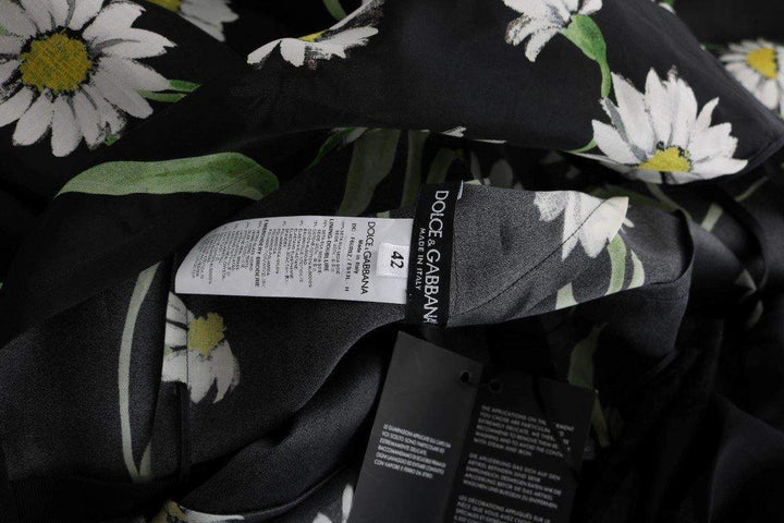 Dolce & Gabbana  Multicolor Silk Sunflower Print Long Maxi Dress #women, Brand_Dolce & Gabbana, Catch, Clothing_Dress, Dolce & Gabbana, Dresses - Women - Clothing, feed-agegroup-adult, feed-color-multicolor, feed-gender-female, feed-size-IT38|XS, feed-size-IT40|S, Gender_Women, IT38|XS, IT40|S, IT42|M, Kogan, Multicolor, Women - New Arrivals at SEYMAYKA