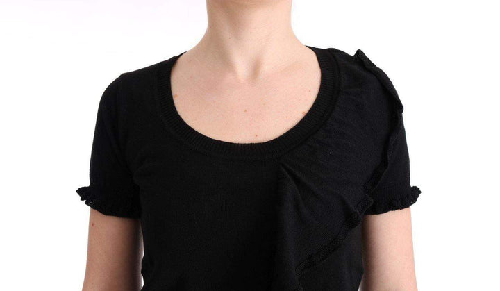 MARGHI LO' 100% Lana Wool Top Blouse T-shirt #women, Black, Catch, feed-agegroup-adult, feed-color-black, feed-gender-female, feed-size-IT42|M, feed-size-IT44|L, feed-size-IT46|XL, Gender_Women, IT42|M, IT44|L, IT46|XL, Kogan, MARGHI LO', Tops & T-Shirts - Women - Clothing, Women - New Arrivals at SEYMAYKA