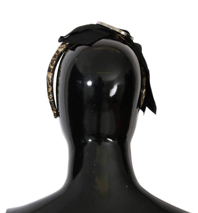 Dolce & Gabbana  Black Crystal White Diadem Headband #women, Accessories - New Arrivals, Black, Brand_Dolce & Gabbana, Catch, Dolce & Gabbana, feed-agegroup-adult, feed-color-black, feed-gender-female, feed-size-OS, Gender_Women, Headbands - Women - Accessories, Kogan at SEYMAYKA