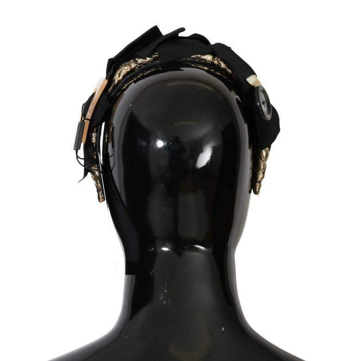 Dolce & Gabbana  Clear Crystal Brown Hair Headband #women, Accessories - New Arrivals, Black, Brand_Dolce & Gabbana, Catch, Dolce & Gabbana, feed-agegroup-adult, feed-color-black, feed-gender-female, feed-size-OS, Gender_Women, Headbands - Women - Accessories, Kogan at SEYMAYKA