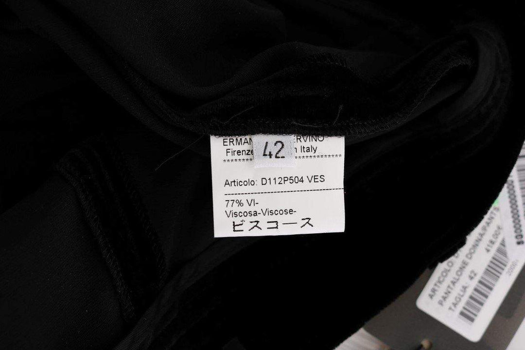 ERMANNO SCERVINO Women  Velvet Slim Fit Pants #women, Black, Catch, Ermanno Scervino, feed-agegroup-adult, feed-color-black, feed-gender-female, feed-size-IT38|XS, feed-size-IT42|M, Gender_Women, IT38|XS, IT42|M, Jeans & Pants - Women - Clothing, Kogan, Women - New Arrivals at SEYMAYKA