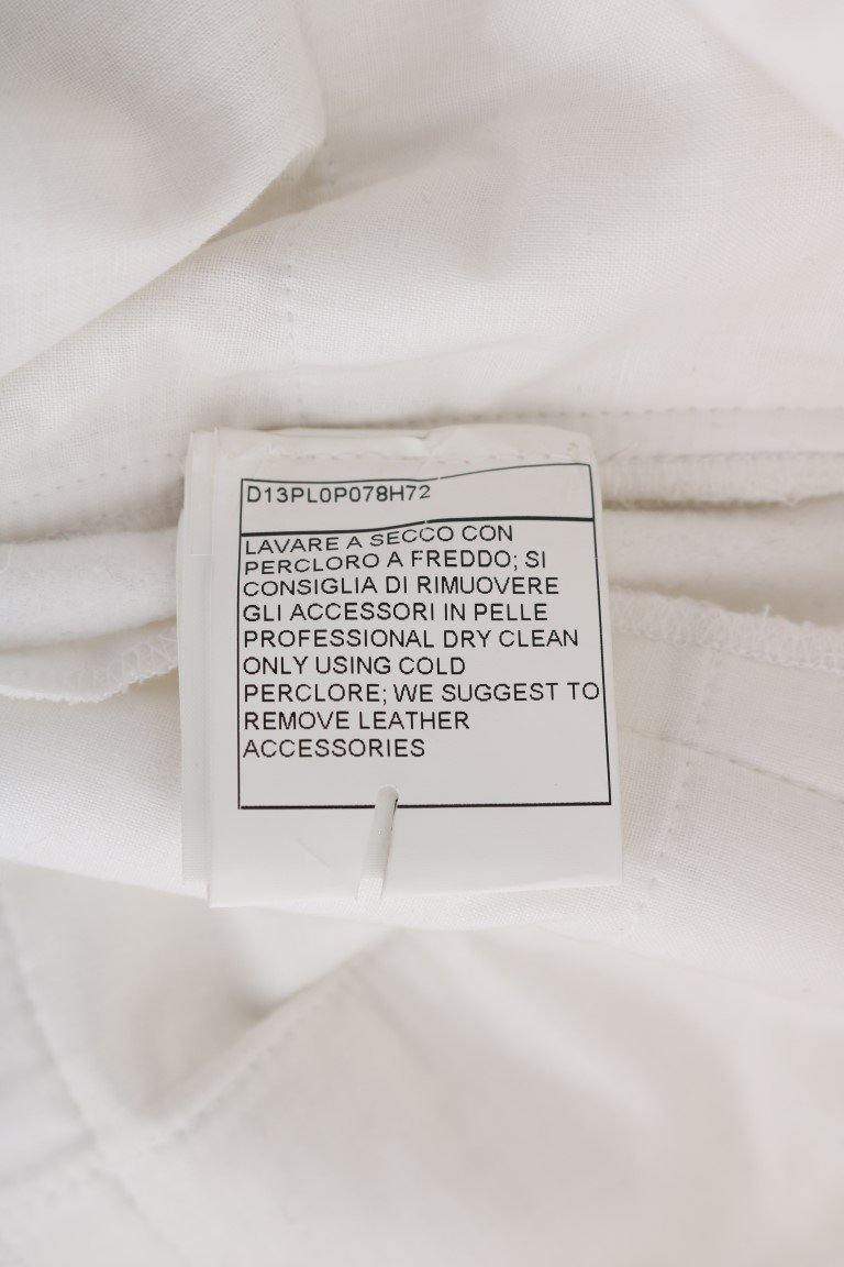 ERMANNO SCERVINO Women   Cotton Slim Fit Casual Pants #women, Catch, Ermanno Scervino, feed-agegroup-adult, feed-color-white, feed-gender-female, feed-size-IT40|S, Gender_Women, IT40|S, Jeans & Pants - Women - Clothing, Kogan, White, Women - New Arrivals at SEYMAYKA