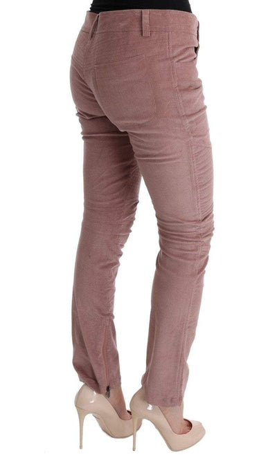 ERMANNO SCERVINO Women   Velvet Cropped Casual Pants #women, Catch, Ermanno Scervino, feed-agegroup-adult, feed-color-pink, feed-gender-female, feed-size-IT44|L, Gender_Women, IT44|L, Jeans & Pants - Women - Clothing, Kogan, Pink, Women - New Arrivals at SEYMAYKA