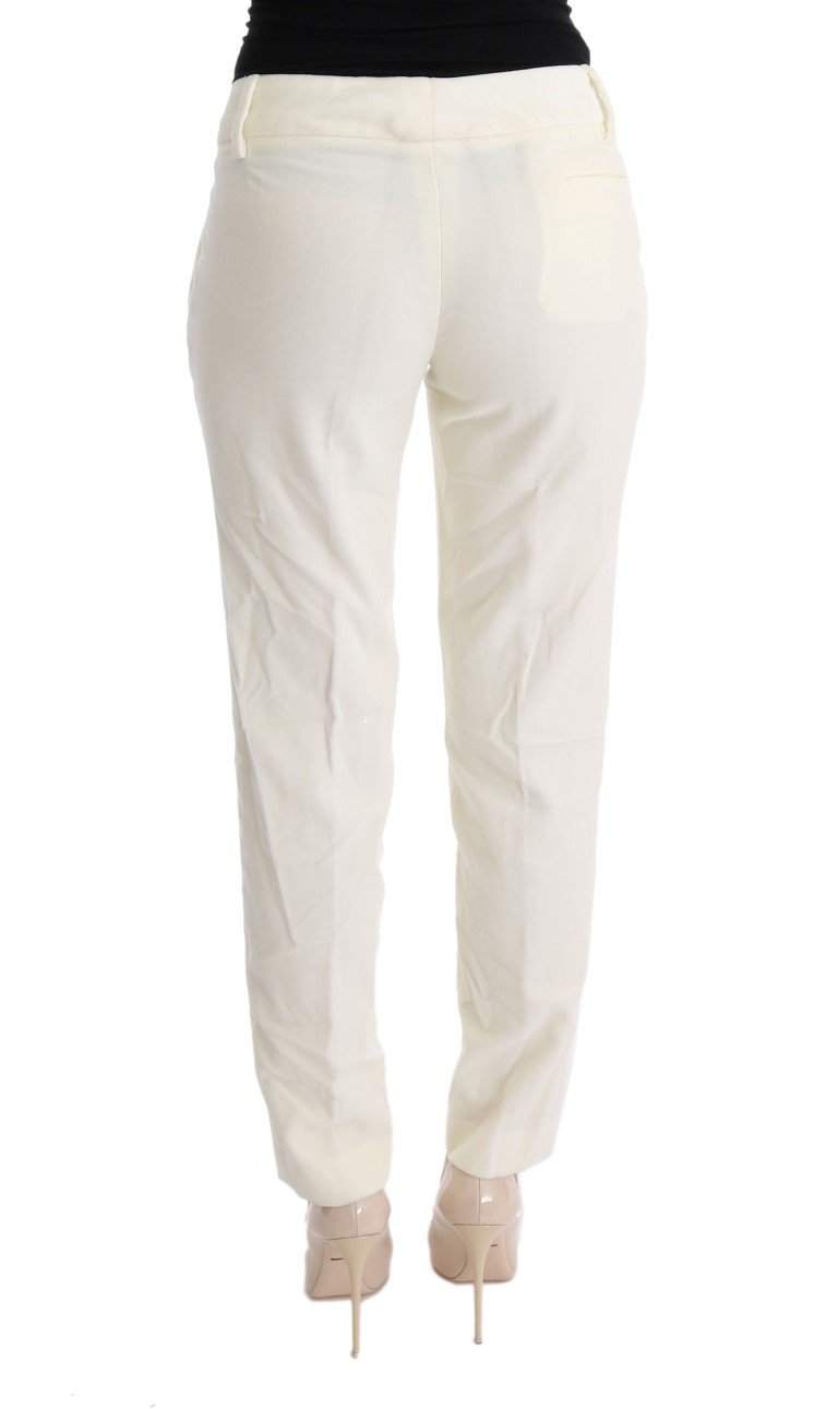 ERMANNO SCERVINO Women   Cotton Regular Fit Casual Pants #women, Catch, Ermanno Scervino, feed-agegroup-adult, feed-color-white, feed-gender-female, feed-size-IT38|XS, feed-size-IT40|S, feed-size-IT44|L, Gender_Women, IT38|XS, IT40|S, IT44|L, Jeans & Pants - Women - Clothing, Kogan, White, Women - New Arrivals at SEYMAYKA