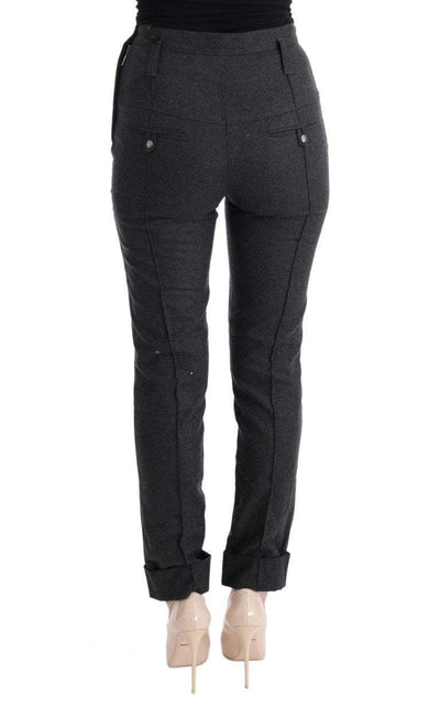 ERMANNO SCERVINO Women   Virgin Wool Skinny Casual Pants #women, Catch, Ermanno Scervino, feed-agegroup-adult, feed-color-gray, feed-gender-female, feed-size-IT42|M, feed-size-IT44|L, Gender_Women, Gray, IT42|M, IT44|L, Jeans & Pants - Women - Clothing, Kogan, Women - New Arrivals at SEYMAYKA
