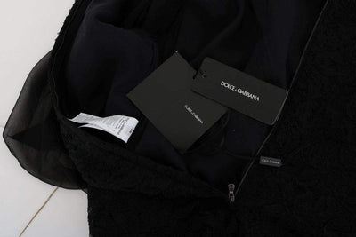 Dolce & Gabbana  Black Lace Red Heart Shift Dress #women, Black, Brand_Dolce & Gabbana, Catch, Clothing_Dress, Dolce & Gabbana, Dresses - Women - Clothing, feed-agegroup-adult, feed-color-black, feed-gender-female, feed-size-IT36 | XS, Gender_Women, IT36 | XS, Kogan, Women - New Arrivals at SEYMAYKA