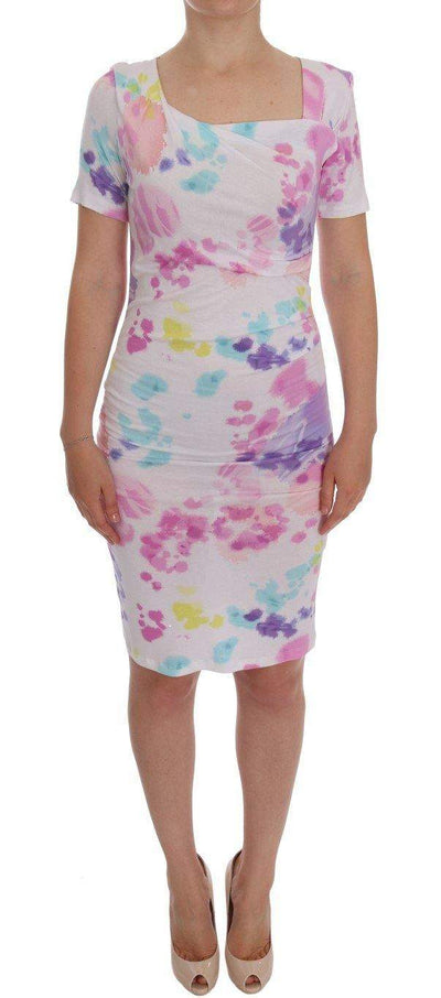 Roccobarocco Women  with Multicolor Print  Dress #women, Catch, Clothing_Dress, Dresses - Women - Clothing, feed-agegroup-adult, feed-color-multicolor, feed-gender-female, feed-size-IT44 | M, Gender_Women, IT44 | M, Kogan, Multicolor, Roccobarocco, Women - New Arrivals at SEYMAYKA