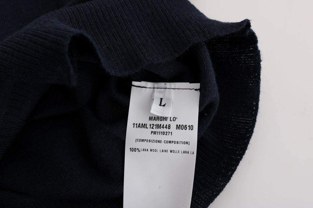 MARGHI LO’  Wool Blouse Sweater #women, Blue, Catch, feed-agegroup-adult, feed-color-blue, feed-gender-female, feed-size-IT44|L, Gender_Women, IT44|L, Kogan, MARGHI LO', Sweaters - Women - Clothing, Women - New Arrivals at SEYMAYKA