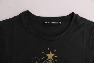 Dolce & Gabbana Gray Cotton 2017 Motive T-Shirt #women, Brand_Dolce & Gabbana, Catch, Dolce & Gabbana, feed-agegroup-adult, feed-color-gray, feed-gender-female, feed-size-IT40|S, feed-size-IT42|M, Gender_Women, Gray, IT40|S, IT42|M, Kogan, Tops & T-Shirts - Women - Clothing, Women - New Arrivals at SEYMAYKA