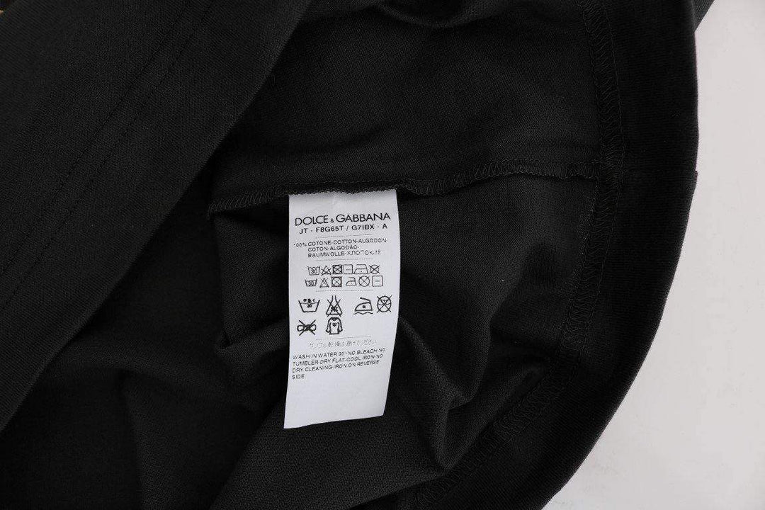 Dolce & Gabbana Gray Cotton 2017 Motive T-Shirt #women, Brand_Dolce & Gabbana, Catch, Dolce & Gabbana, feed-agegroup-adult, feed-color-gray, feed-gender-female, feed-size-IT40|S, feed-size-IT42|M, Gender_Women, Gray, IT40|S, IT42|M, Kogan, Tops & T-Shirts - Women - Clothing, Women - New Arrivals at SEYMAYKA