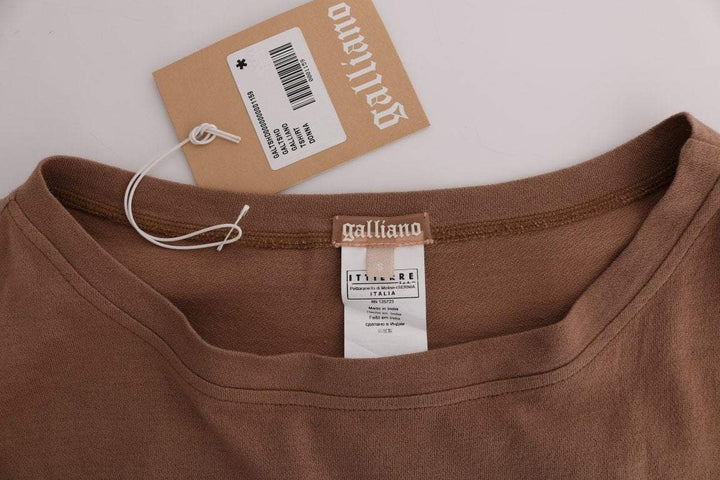 John Galliano  Cotton Studded Sweater #women, Brown, Catch, feed-agegroup-adult, feed-color-brown, feed-gender-female, feed-size-S, feed-size-XS, Gender_Women, John Galliano, Kogan, S, Sweaters - Women - Clothing, Women - New Arrivals, XS at SEYMAYKA