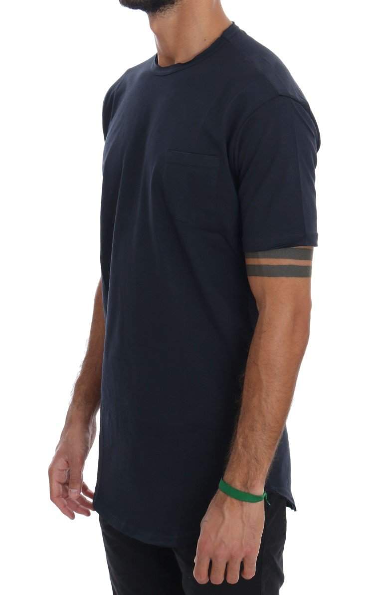 Daniele Alessandrini  Cotton Crew Neck T-Shirt #men, Blue, Catch, Daniele Alessandrini, feed-agegroup-adult, feed-color-blue, feed-gender-male, feed-size-S, feed-size-XL, Gender_Men, Kogan, Men - New Arrivals, S, T-shirts - Men - Clothing, XL at SEYMAYKA